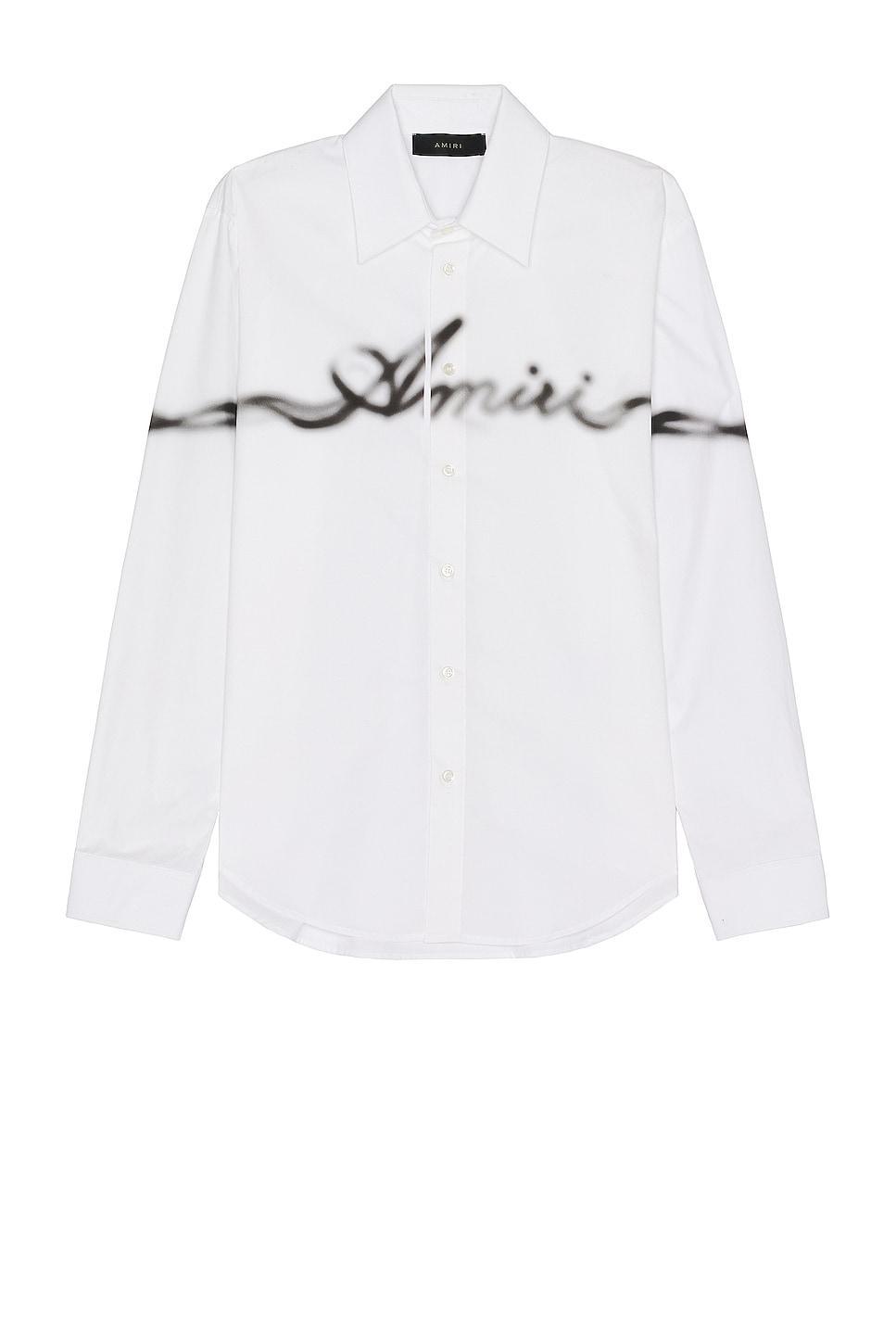 Amiri Smoke Shirt White. (also in ). Product Image