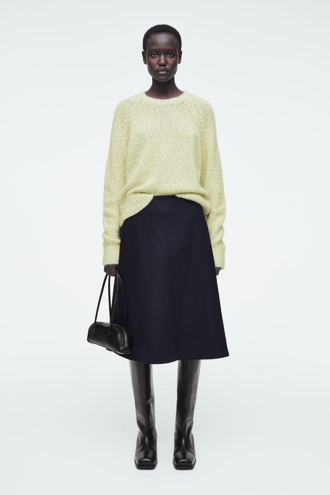 FLECKED MOHAIR-BLEND JUMPER Product Image