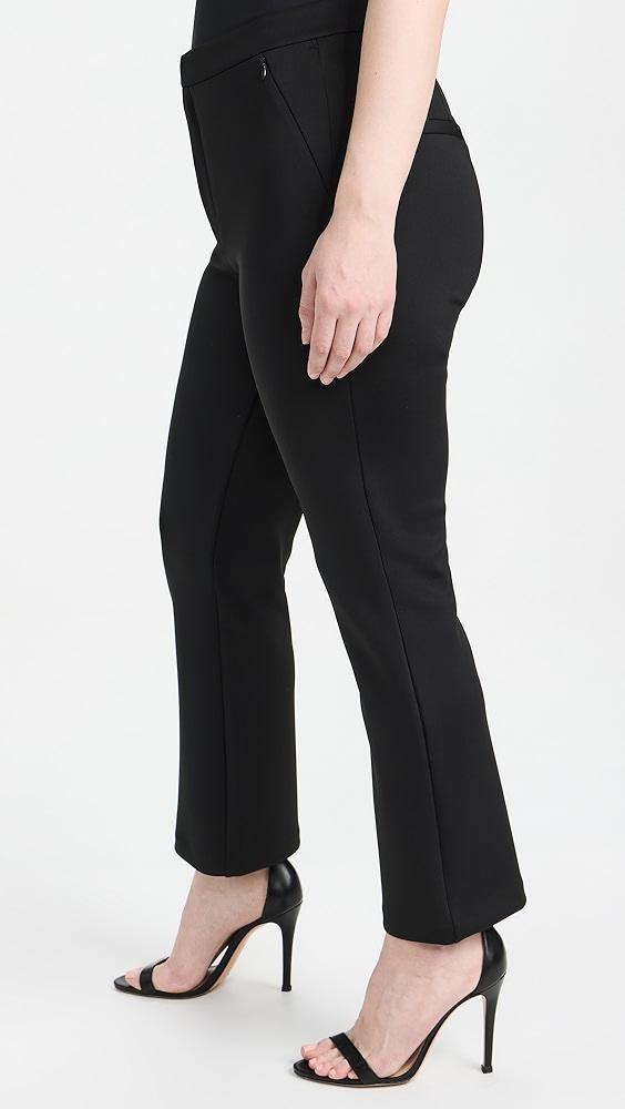 Good American Shiny Scuba Cropped Trousers | Shopbop Product Image