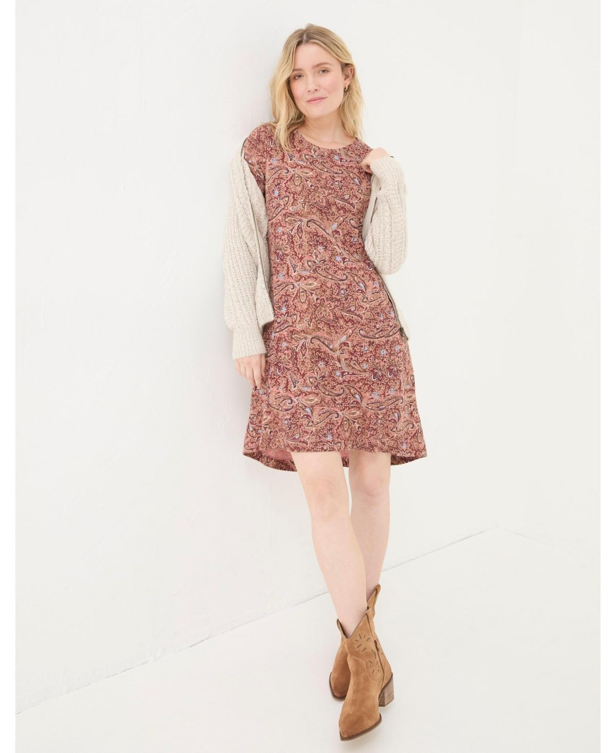 FatFace Womens Simone Wild Paisley Jersey Dress Product Image