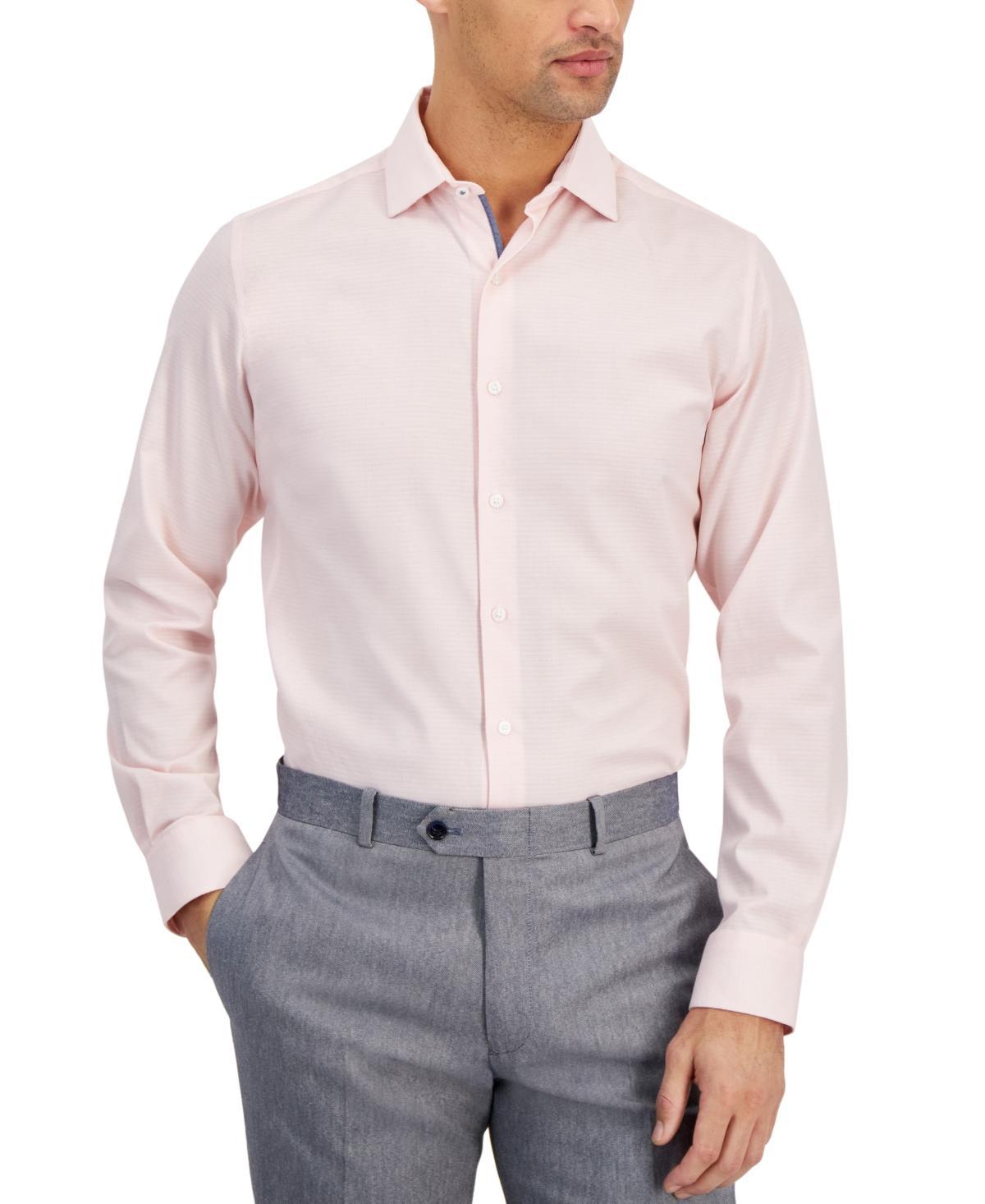 Bar Iii Mens Slim-Fit Diamond Dobby Dress Shirt, Created for Macys Product Image