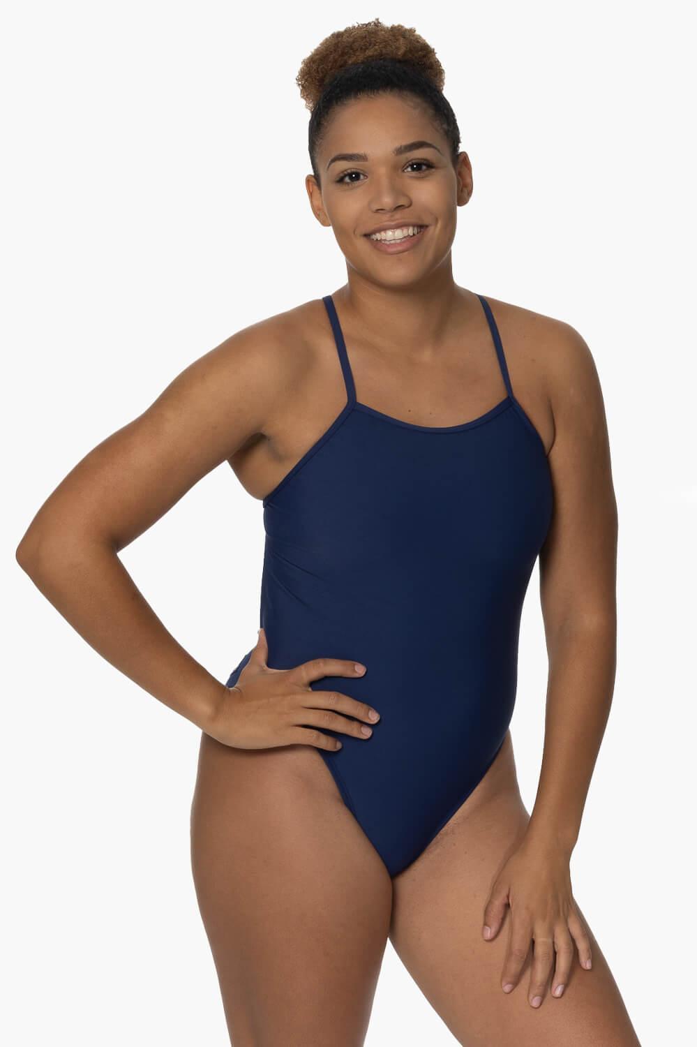 Raya Swim Onesie - Navy Female Product Image