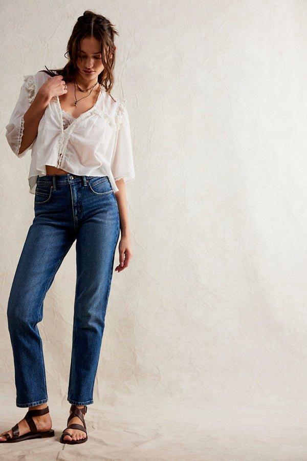 We The Free Leila High-Rise Leggy Slim Jeans product image