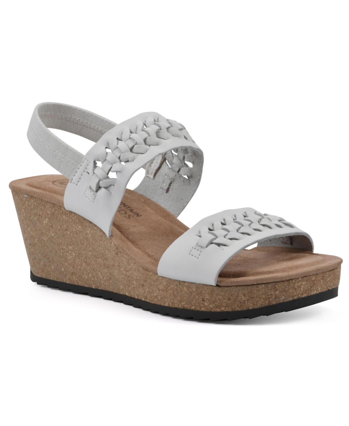 White Mountain Womens Pretreat Footbed Wedge Sandals Product Image