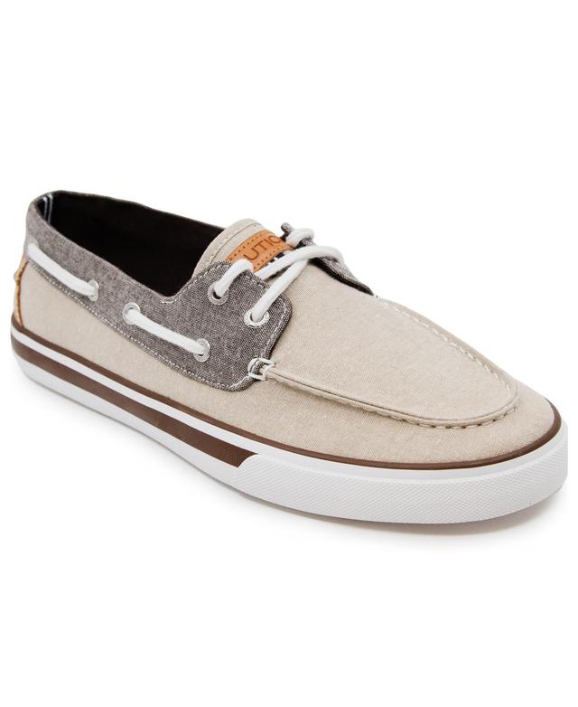 Nautica Mens Galley Boat Shoes - Khaki Product Image