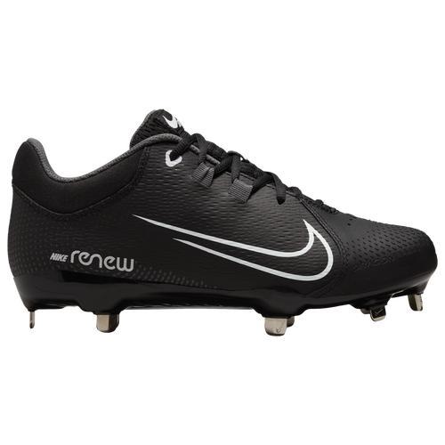 Nike Womens Hyperdiamond 4 Pro - Baseball Shoes Black/Dark Grey/White Product Image