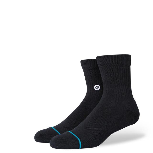 Stance Icon Quarter Mid-Cushion Socks - Black Product Image