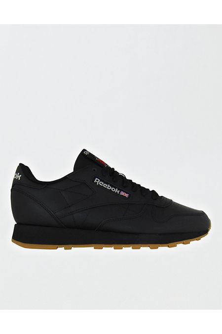 Reebok Mens Classic Leather Sneaker Mens Black 13 Product Image