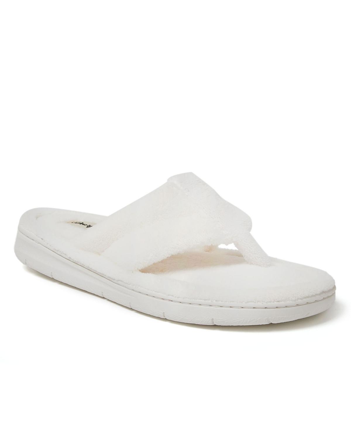 Dearfoams Womens Wrenley Terry Thong Slippers Product Image