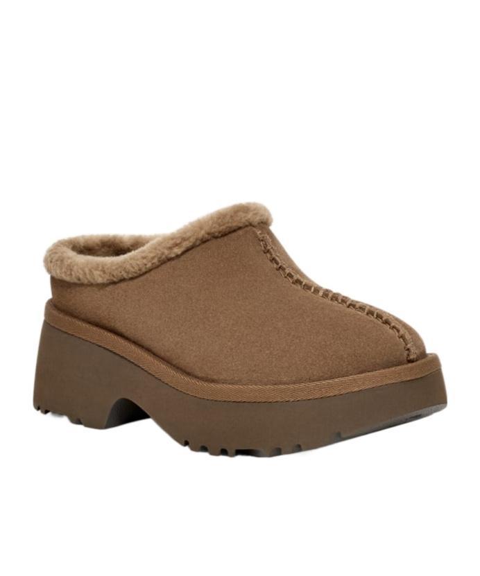 UGG Suede Cosy New Heights Mules 60 In Brown Product Image