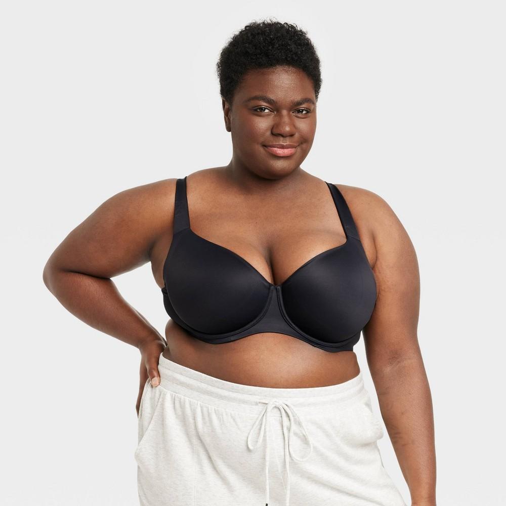 Womens Unlined Bra - Auden Black 46G Product Image