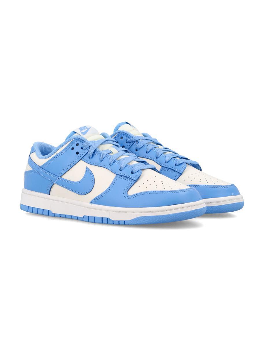 NIKE Dunk Low Retro Sneakers In White Product Image