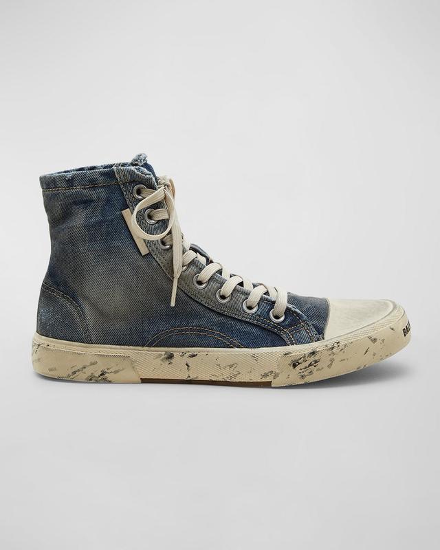 Balenciaga Paris Denim High Top Sneaker Product Image