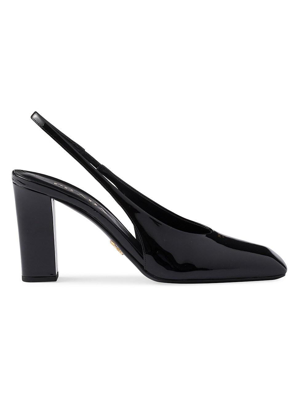 Womens Patent Leather Slingback Pumps product image