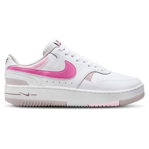 Nike Womens Nike Gamma Force - Womens Basketball Shoes White/Purple/Pink Product Image