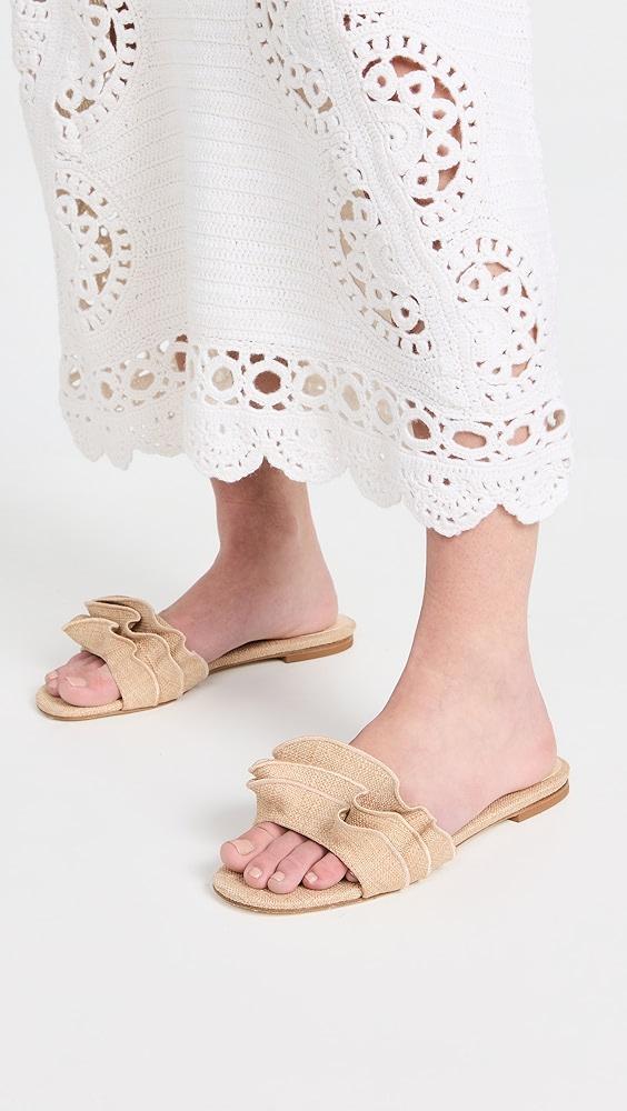 Larroude Ivy Ruffle Sandals | Shopbop Product Image