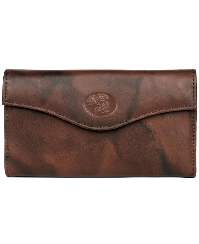 Julia Buxton Heiress RFID-Blocking Leather Organizer Clutch Product Image