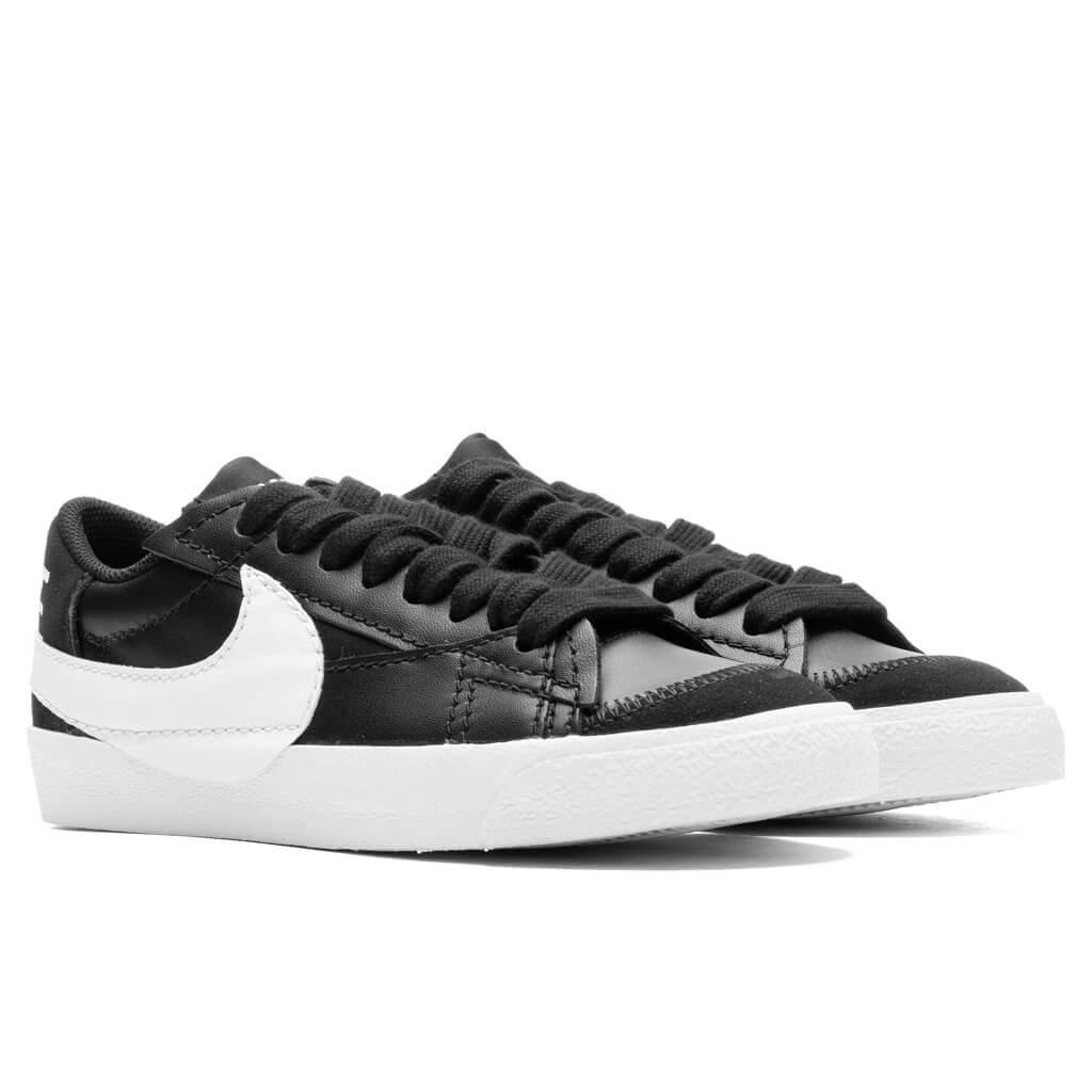 Women's Blazer Low '77 Jumbo - Black/White/Team Orange Female Product Image