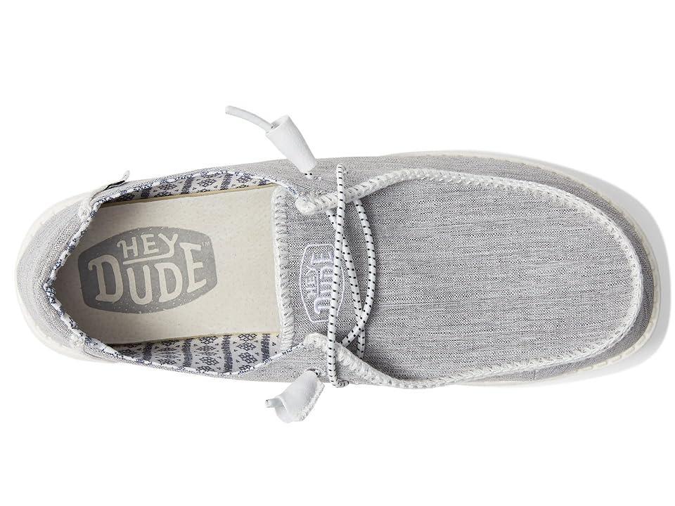 Hey Dude Wendy Boho Stitch (White Melange) Women's Shoes Product Image