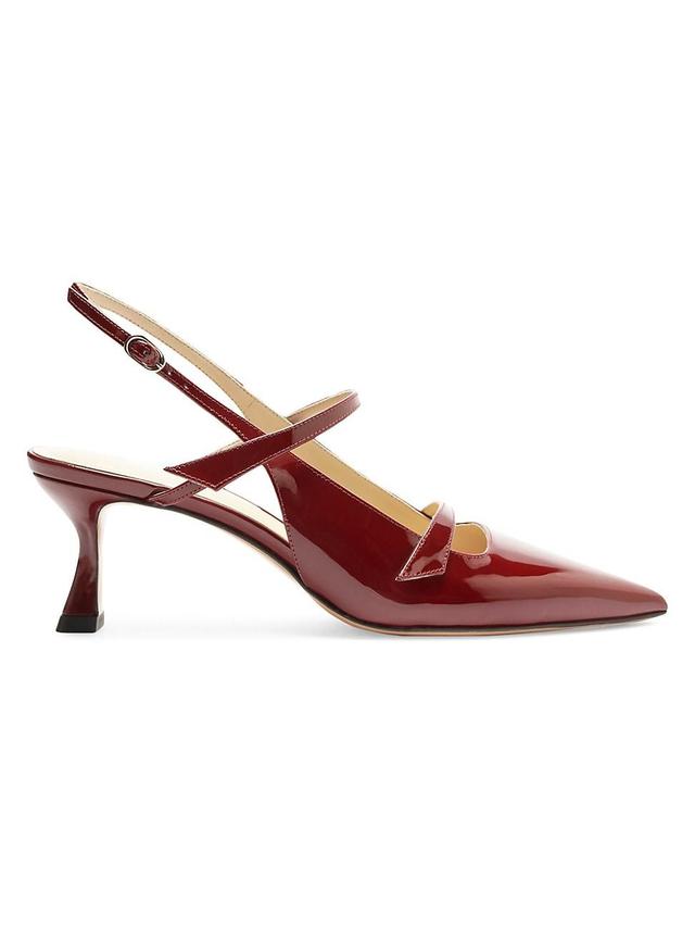 Womens Tita 60MM Patent Leather Slingback Pumps Product Image