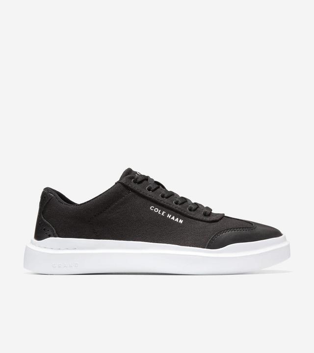 Cole Haan Grandpro Rally Canvas T-Toe (Black/Optic White) Women's Shoes Product Image