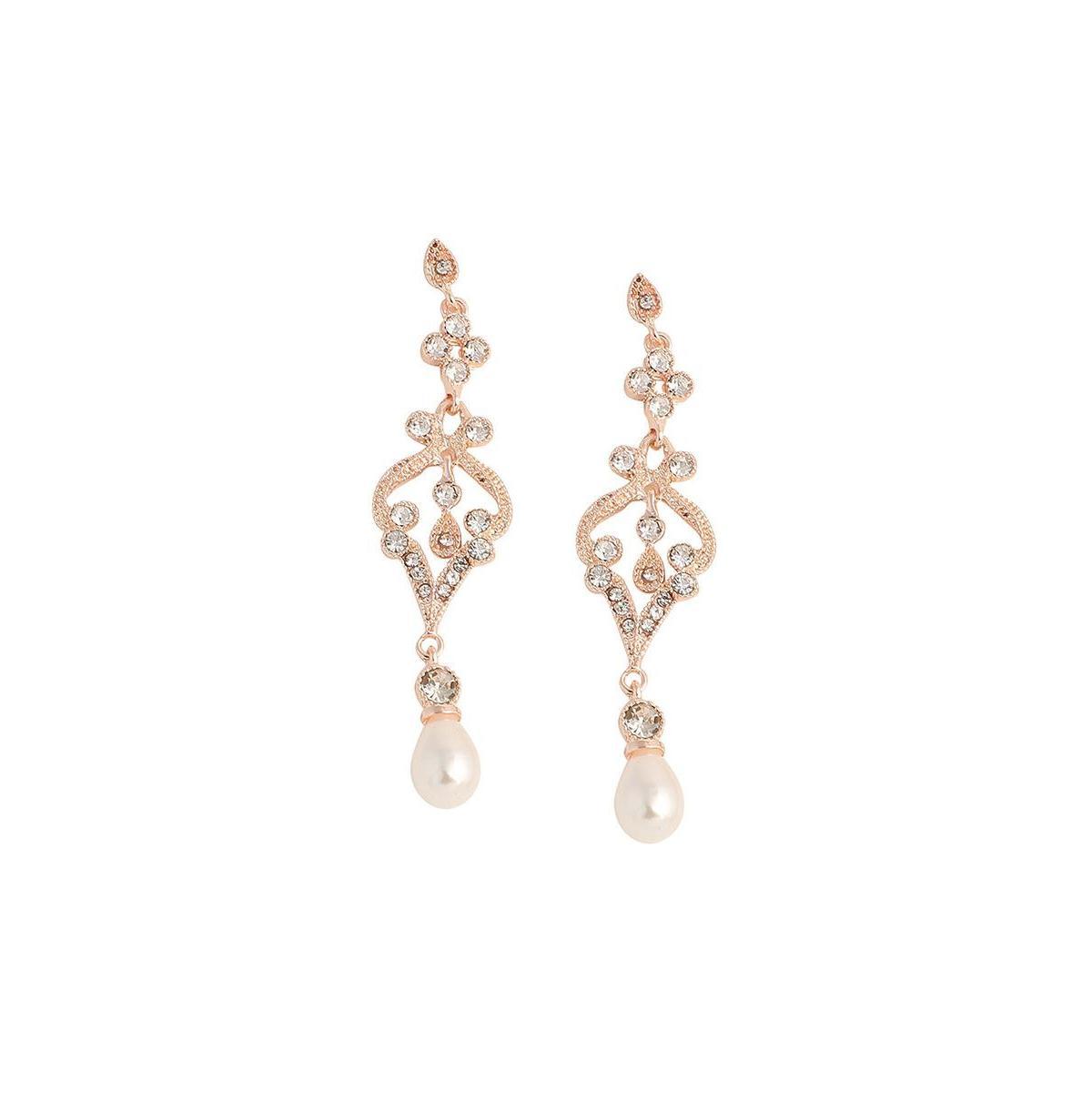 Sohi Womens Dazzling Drop Earrings Product Image