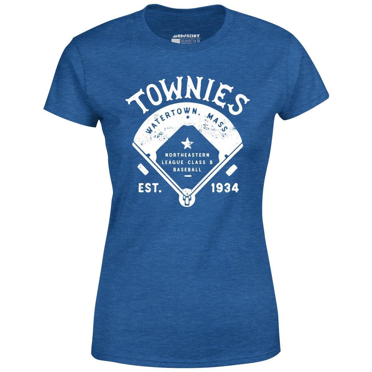 Watertown Townies - Massachusetts - Vintage Defunct Baseball Teams - Women's T-Shirt Female Product Image