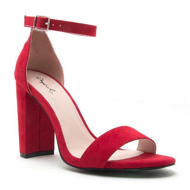 Qupid Cashmere-01 Womens Dress Sandals Product Image