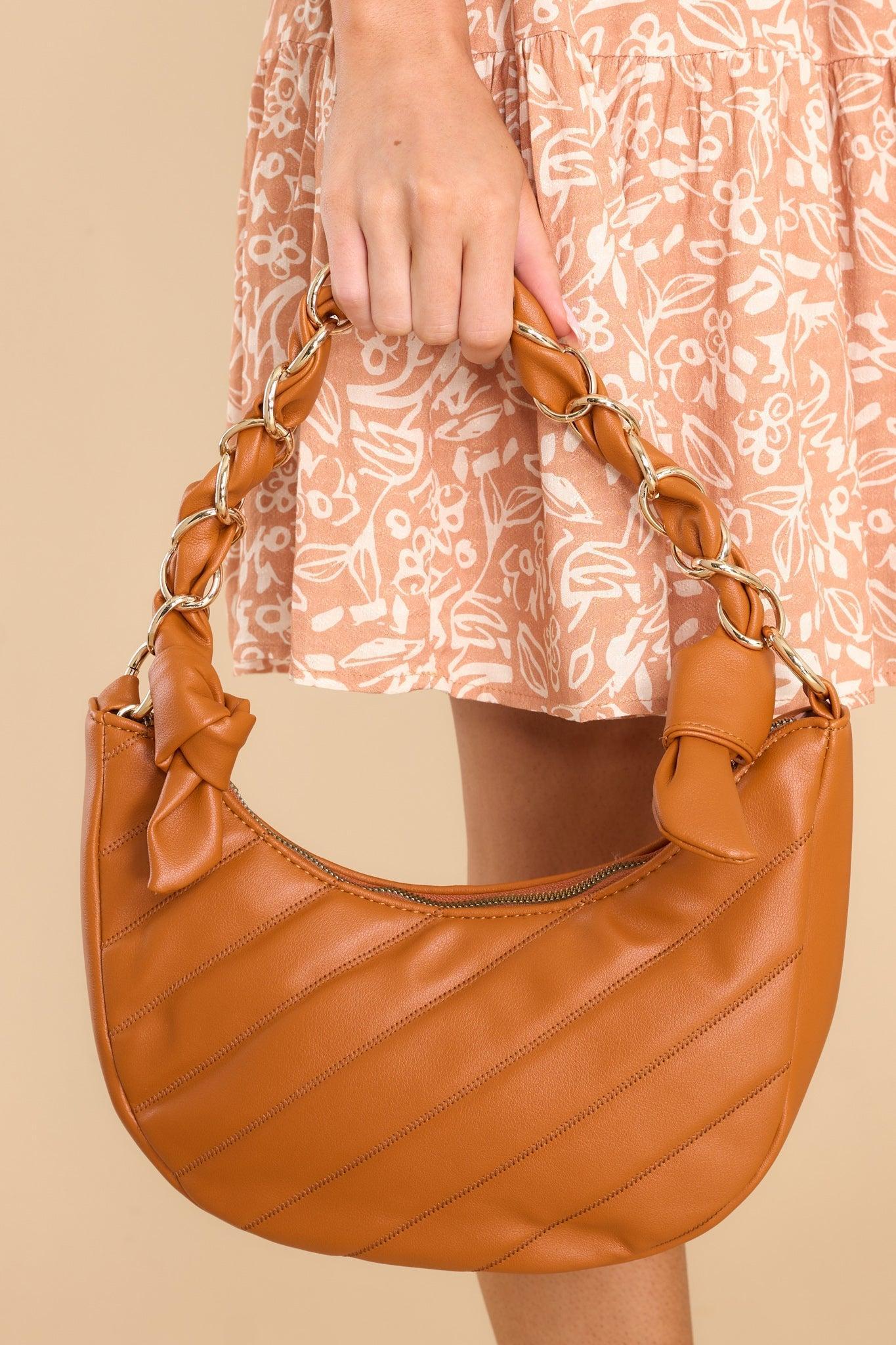 That's On Me Camel Bag Brown Product Image