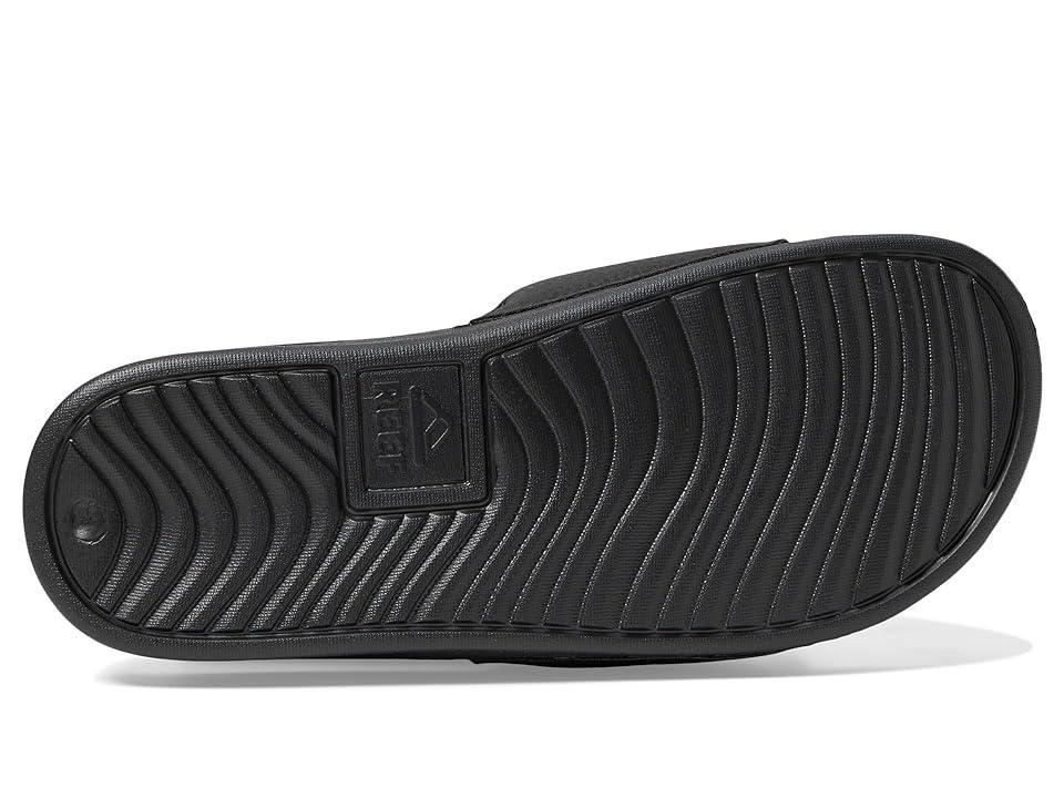 REEF One Womens Slide Sandals Black Product Image