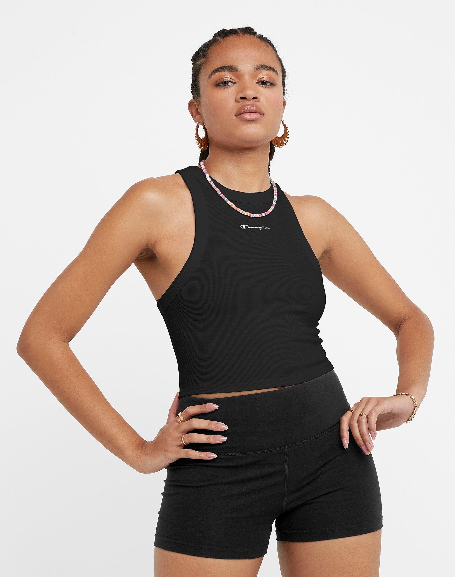 Champion Women's Fitted Ribbed Tank Top Product Image