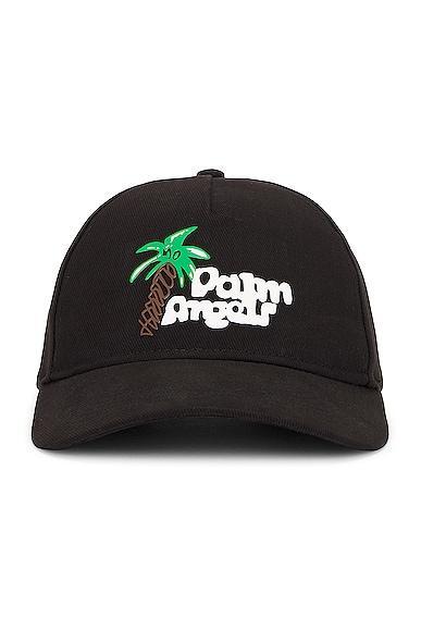 Palm Angels Sketchy Hat in Black Product Image