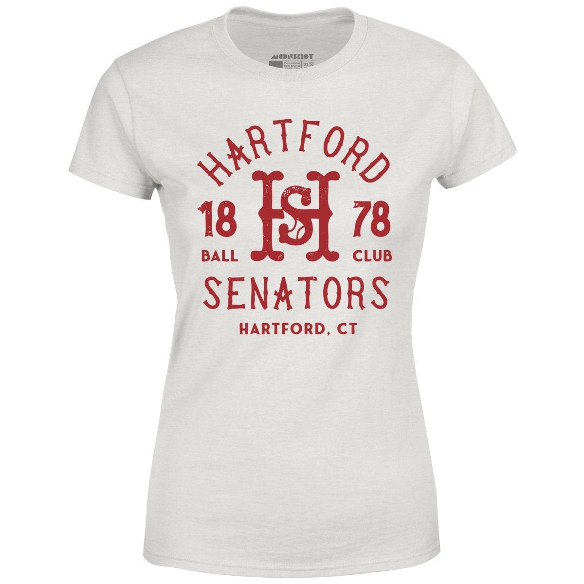 Hartford Senators - Connecticut - Vintage Defunct Baseball Teams - Women's T-Shirt Female Product Image