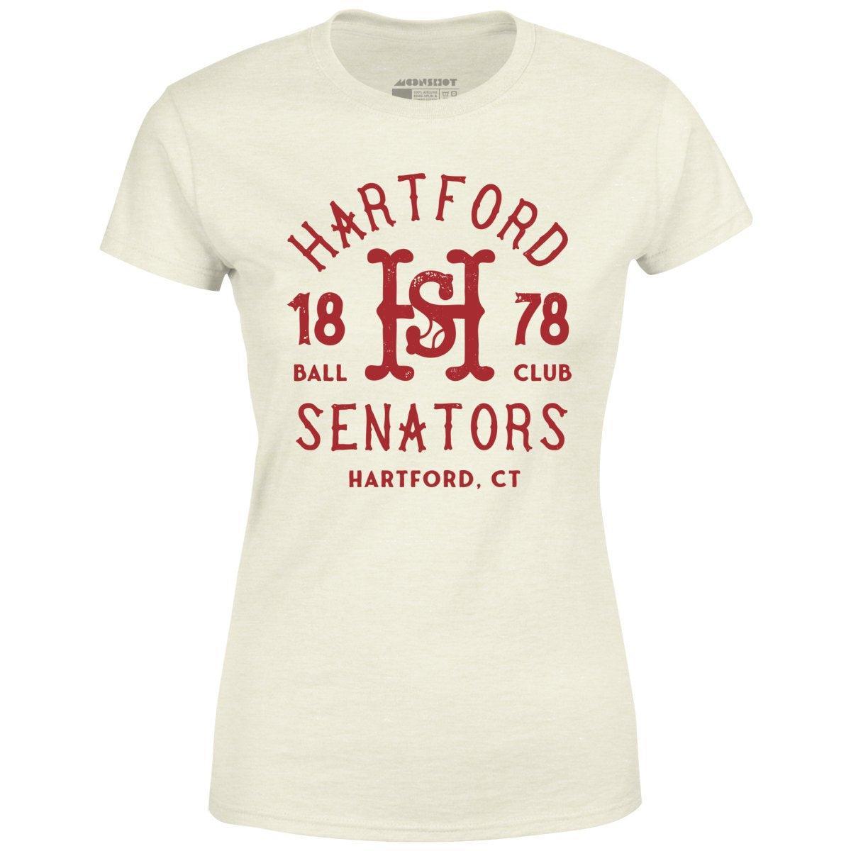 Hartford Senators - Connecticut - Vintage Defunct Baseball Teams - Women's T-Shirt Female Product Image