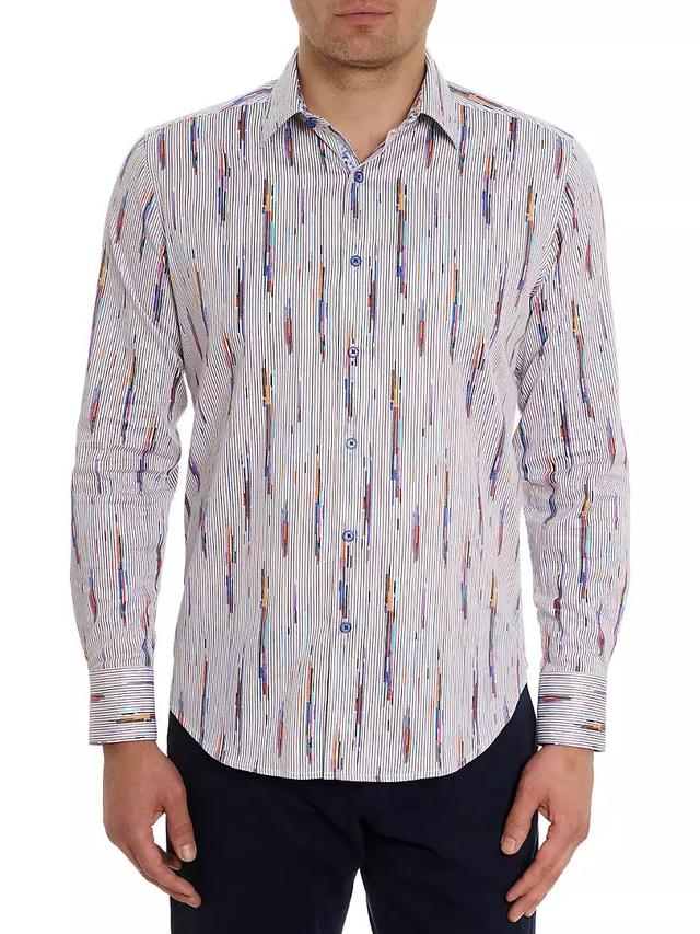 Shipping Lines Floral Button-Front Shirt Product Image