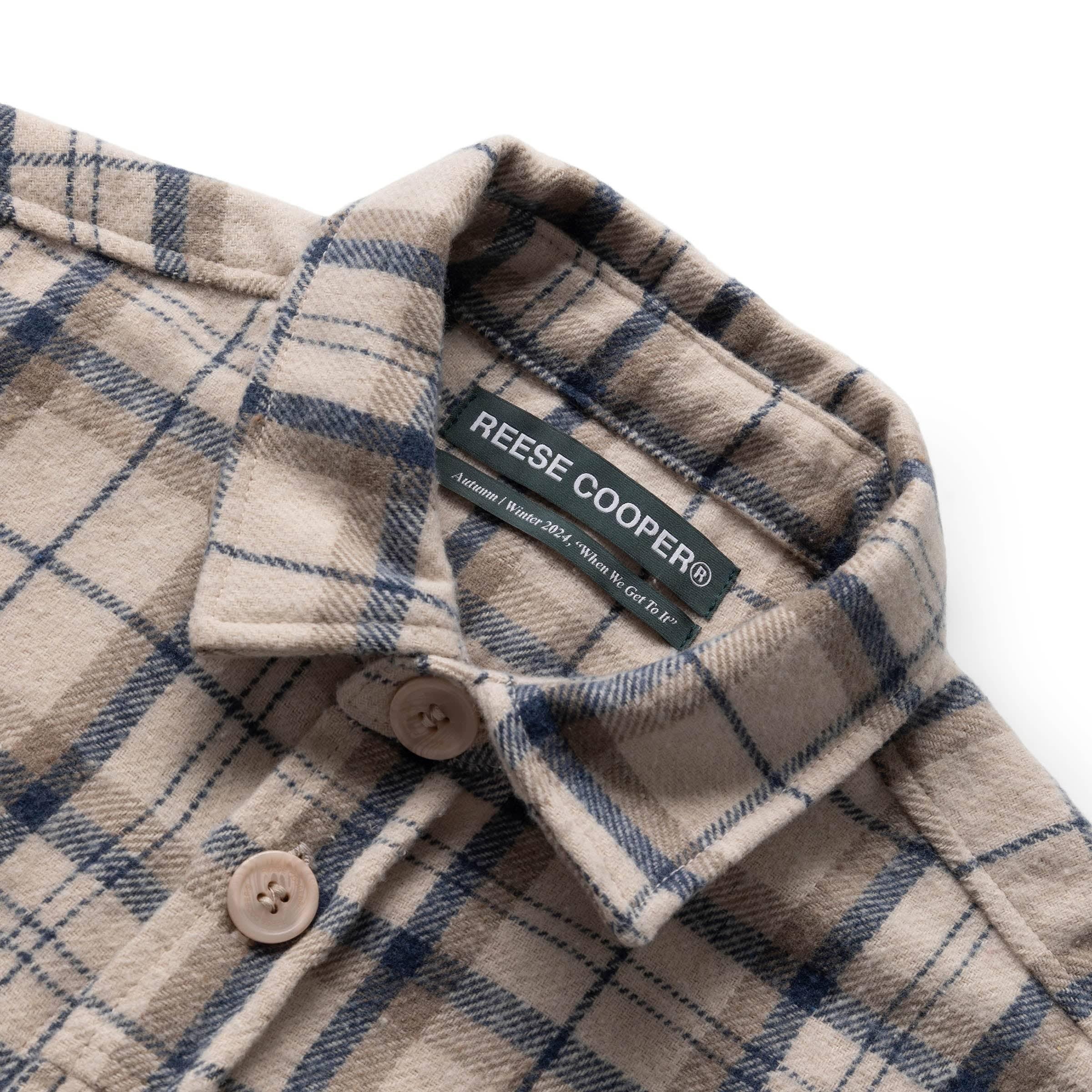 CARGO POCKET FLANNEL SHIRT Product Image