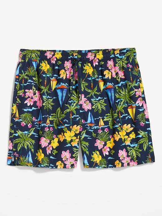 Printed Swim Trunks -- 5-inch inseam Product Image