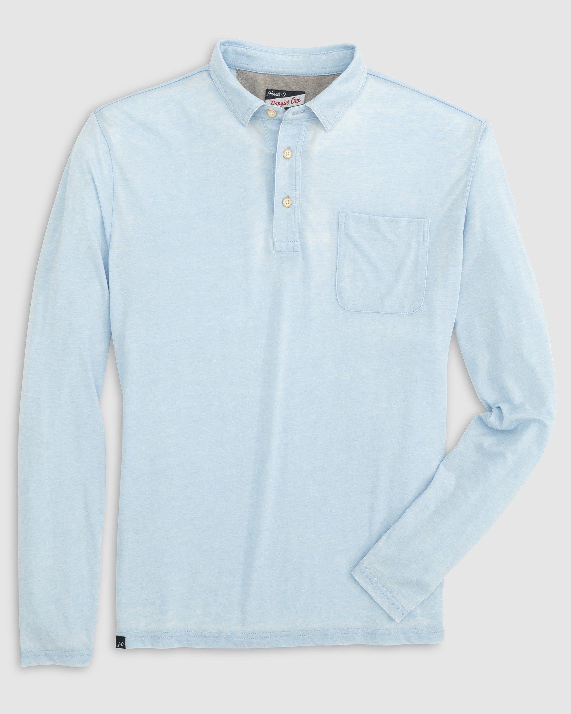 Clay Long Sleeve Polo Male Product Image