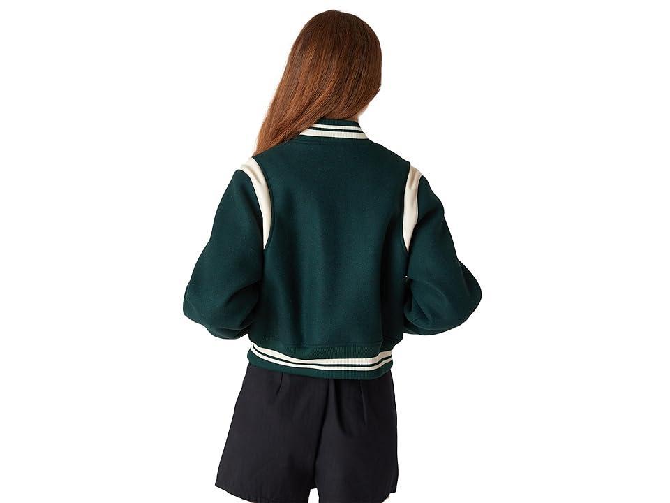 Blank NYC Woven Varsity Bomber Jacket Women's Vest Product Image