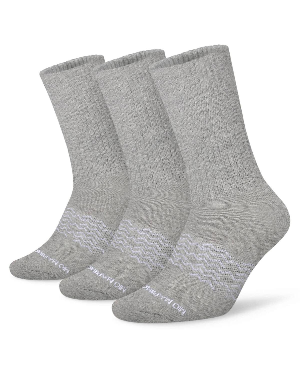 Mens Moisture Control Athletic Crew Socks 3 Pack Product Image