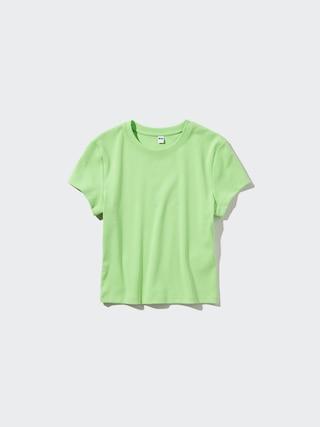 Womens Mini Short-Sleeve T-Shirt Green 2XS UNIQLO US Product Image