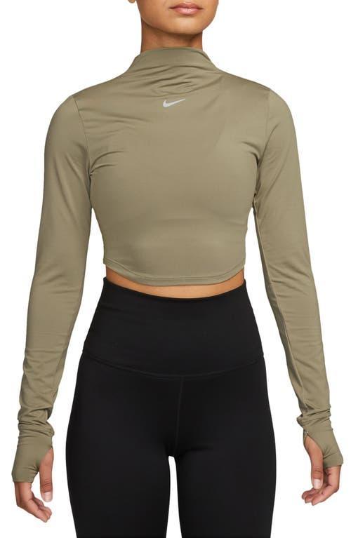 Nike Dri-FIT One Luxe Mock Neck Crop Top Product Image