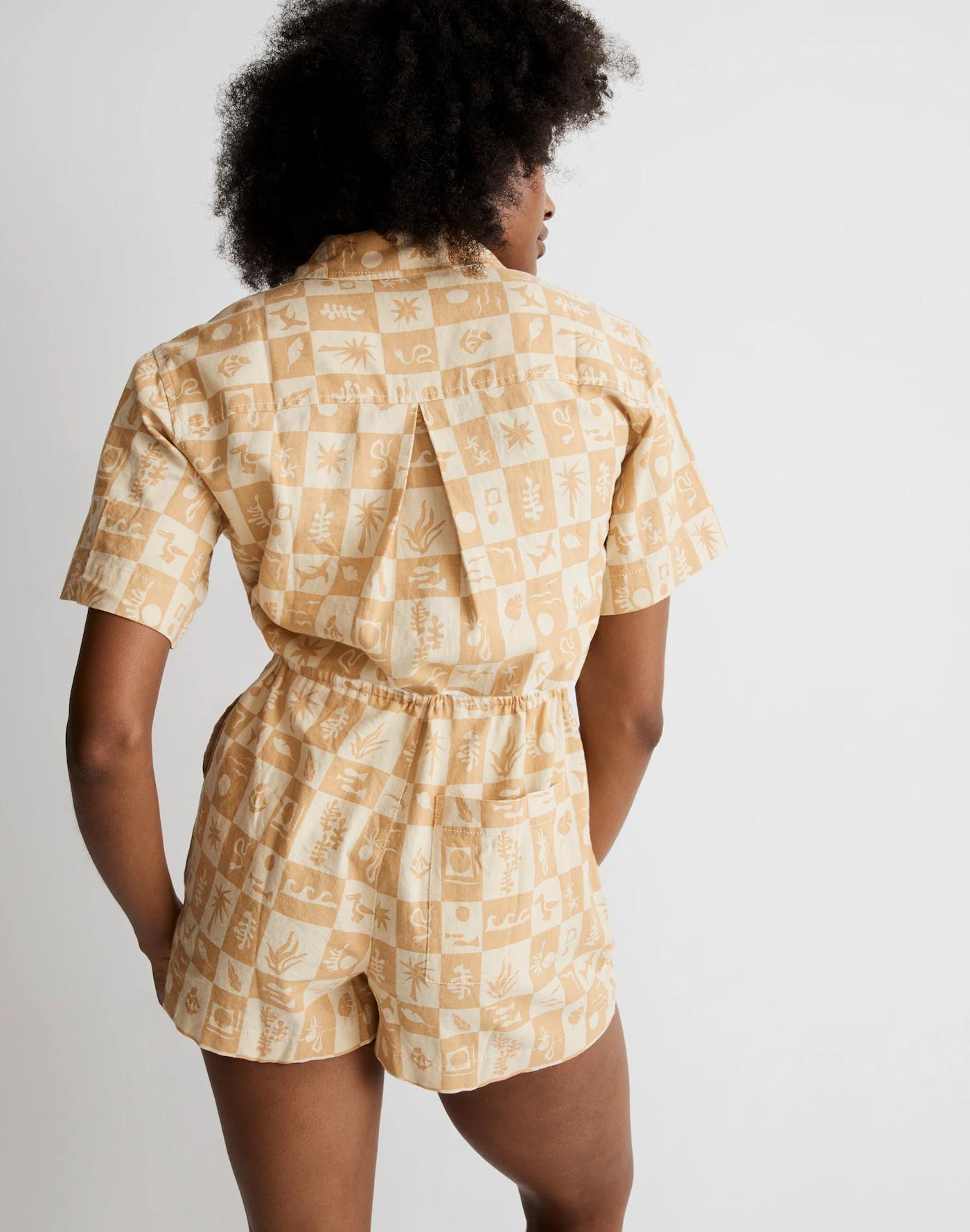 Button-Front Romper Product Image