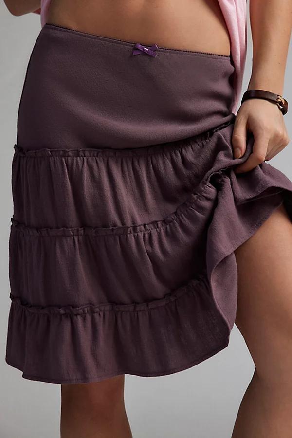 Urban Renewal Remnants Tiered Midi Skirt Womens at Urban Outfitters Product Image