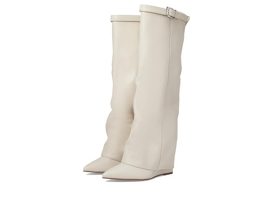 Steve Madden Corenne Foldover Shaft Pointed Toe Knee High Boot Product Image