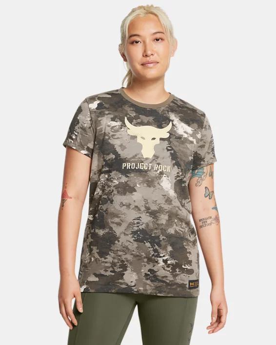 Womens Project Rock Veterans Day Printed T-Shirt Product Image