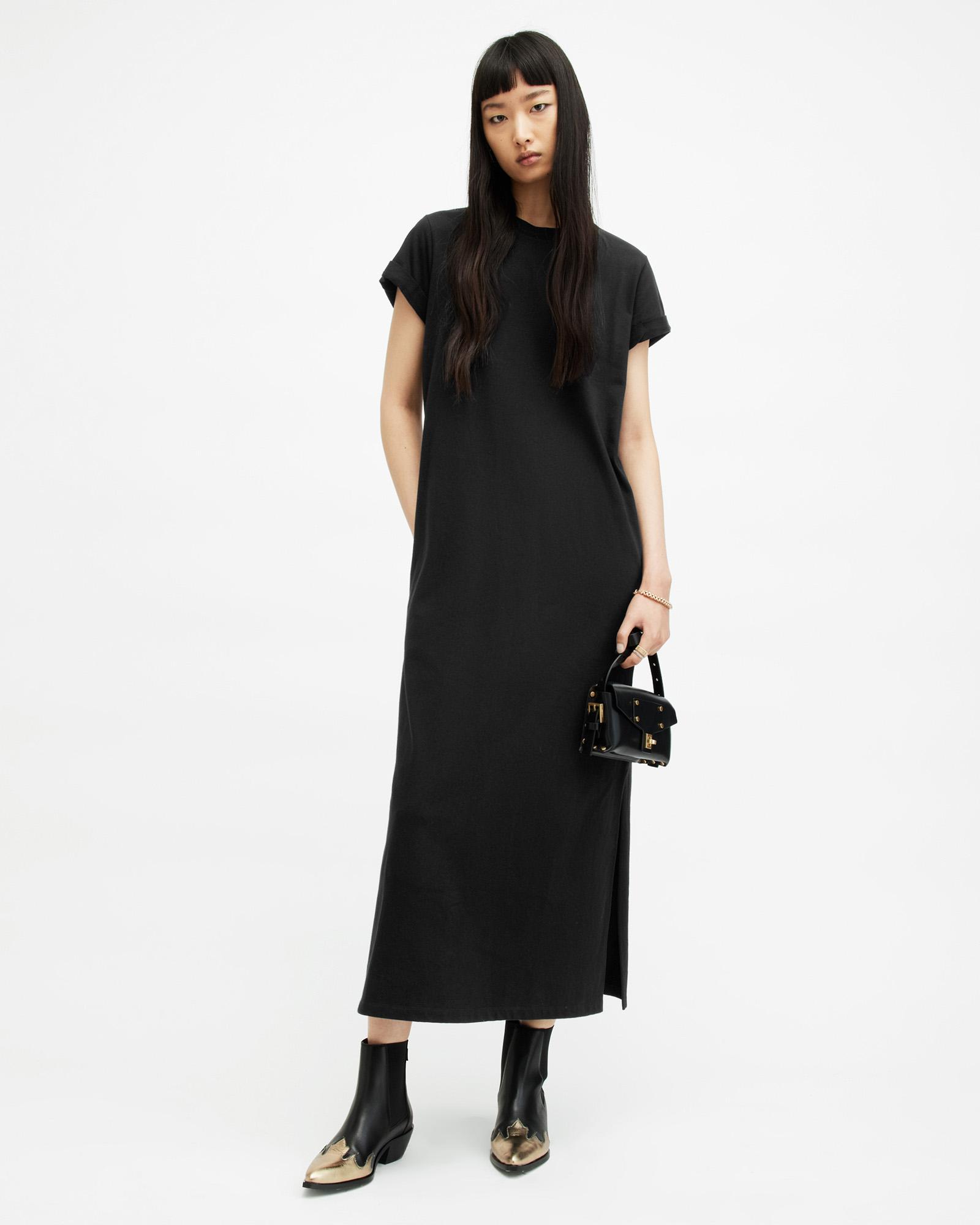 Anna Crew Neck Short Sleeve Maxi Dress product image