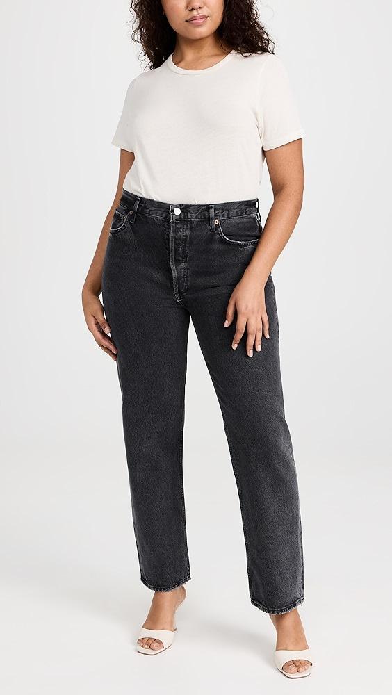 AGOLDE 90s Pinch Waist High Rise Straight Jeans | Shopbop Product Image