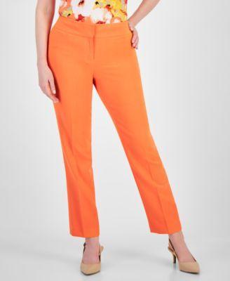  Petite Slim Straight-Leg Trousers Product Image