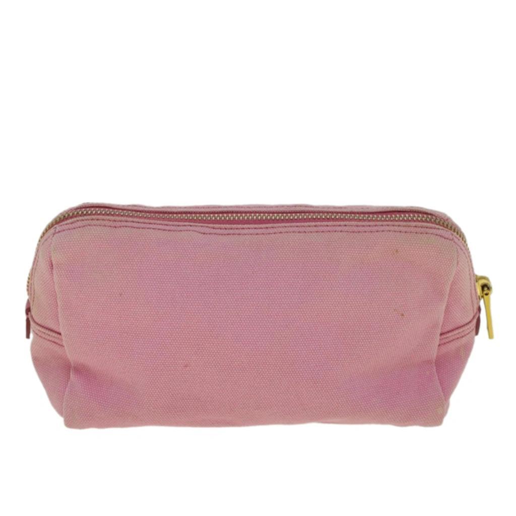 Pink Canvas Clutch Bag () Product Image